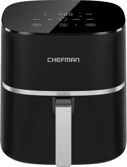 Chefman TurboX 4-in-1 Air Fryer - 5-Quart Capacity for Crispy Chicken, Fries & More | Digital Touch Controls