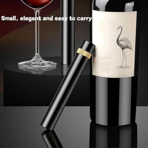 Aeropop Wine Opener, Aero pop Wine Opener, Travel Portable Pocket Air Pressure Pump Wine Openers, Needle Type Wines Bottle Openers for Home, Restaurant, Party (Red)