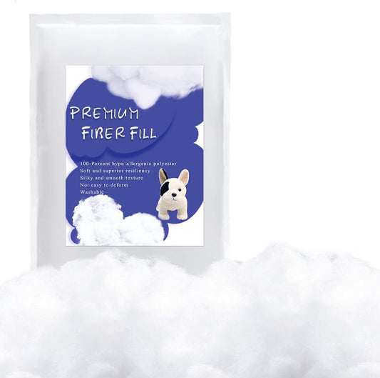 BUTUZE Polyfill Stuffing - 2.6lb Fiberfill for Crafts & Home Decor Projects | Resilient Polyester Fiber
