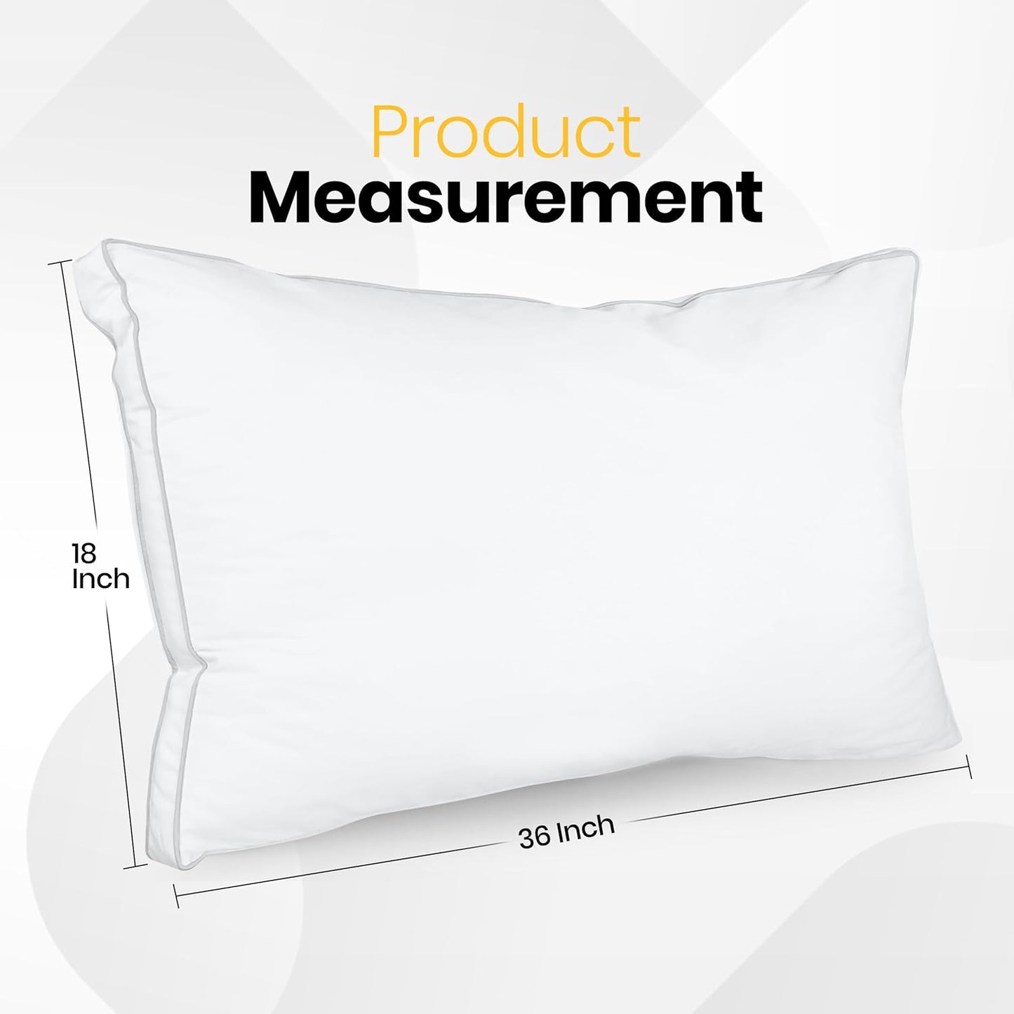 Utopia Bedding King Size Bed Pillows - Soft & Fluffy Down Alternative, Cooling Gusseted Design | Set of 2