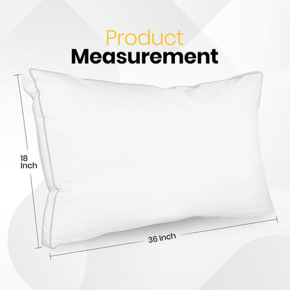Utopia Bedding King Size Bed Pillows - Soft & Fluffy Down Alternative, Cooling Gusseted Design | Set of 2