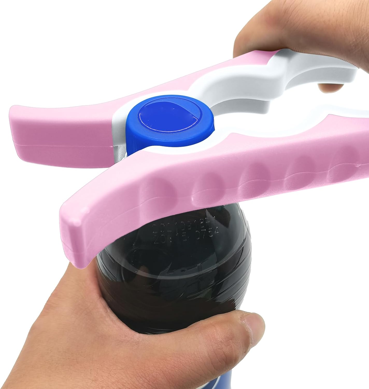 Otstar Jar Opener - Easy Grip Bottle & Can Opener for Seniors with Arthritis | Pink Color
