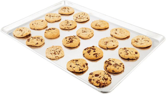Restaurantware Met Lux Heavy-Duty Baking Sheet - 18 x 26 Inch Aluminum Cookie Sheet for Even Baking
