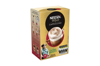 NescafŽ Cappuccino 10 Sachets, Red