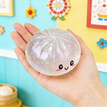 Glitter Dumpling - 2026 New Glitter Squishy Toy | Stress Relief & Anxiety Decompression Squeeze Toy