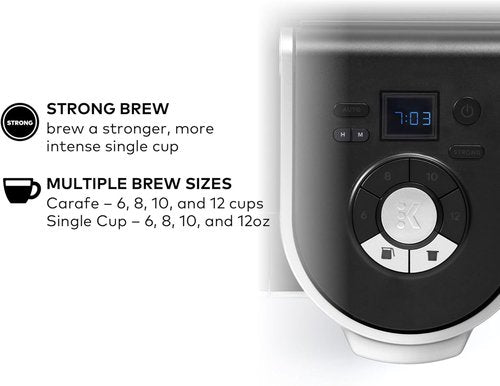 Keurig K-Duo Coffee Maker - Single Serve & Carafe Brewing, 60oz Reservoir, Programmable, Black