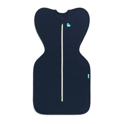 Love To Dream Swaddle UP - Baby Sleep Sack for Self-Soothing | Snug Fit, 1.0 TOG, Navy, Newborn 5-8.5 lbs