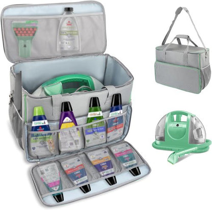 Bissell Carry Bag - Large Storage Case for Little Green Machine 1400B | Organizer for Carpet Cleaner & Tools - Grey