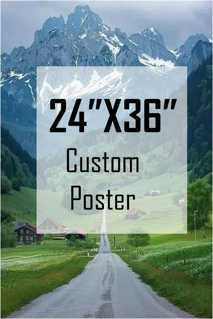 Personalized Custom Poster Print | Unframed 24''x36'' - Upload Your Image for Stunning Canvas Art