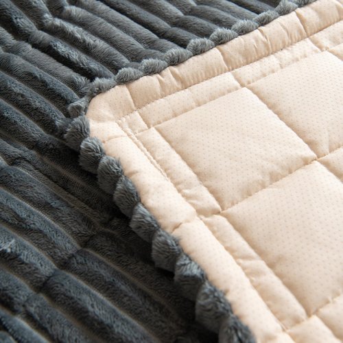Gumfolk Pet Couch Covers for Sofa Slipcovers Couch Protector for Dogs Washable Cushion Cover, Sofa Pad Blanket Furniture, Dark Grey, 27in*59in