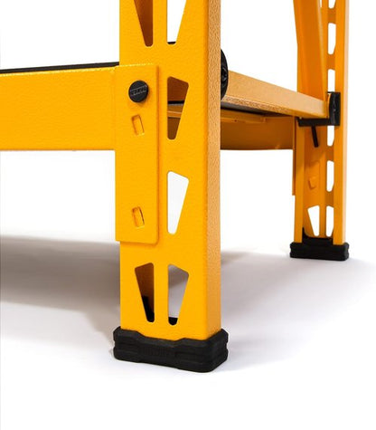 DEWALT Heavy-Duty 4-Foot Industrial Storage Rack - 3 Shelves, Steel Uprights, 4,500 lb Capacity