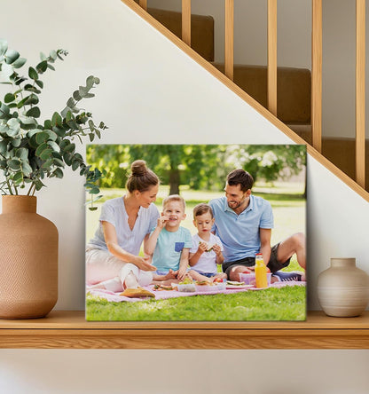 TreeDeal Custom Canvas Prints - Personalized 10” x 8” Framed Photo Wall Art for Home Decor & Gifts