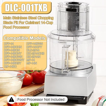 S Blades Replacement Parts Cuisinart DLC-001TXB Blender Replacement Part 14-Cup Dough Blade Fits Models DLC-2014,DFP-14BCNY,DFP-14,DFP-14BCN,DFP-14BCN,DFP-14BCNY,DFP-14BCWN,DFP-14BWN and So On