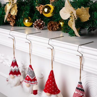 Skiennix 100-Count Metal Gutter Hooks - Durable Outdoor Christmas Light Hangers for Easy Installation
