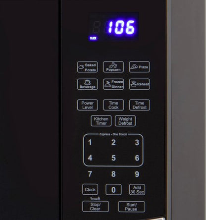 Avanti Microwave Oven - 900 Watts Compact Design with 10 Power Levels & Speed Defrost | 0.9 Cu.Ft. Stainless Steel