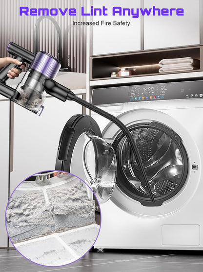 OIRFND Cordless Vacuum Cleaner - 10-in-1 Lightweight Stick Vacuum with Powerful Suction & Anti-Tangle Brush | Ideal for Home & Carpets