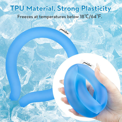 Neck CoolingTube, Reusable Ice Cooler Wearable Body CoolingProducts, Neck Coolers for Hot Weather
