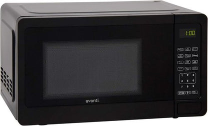 Avanti Microwave Oven - 700-Watt Compact Design with 6 Pre-Cooking Settings | 0.7 Cu.Ft., Black