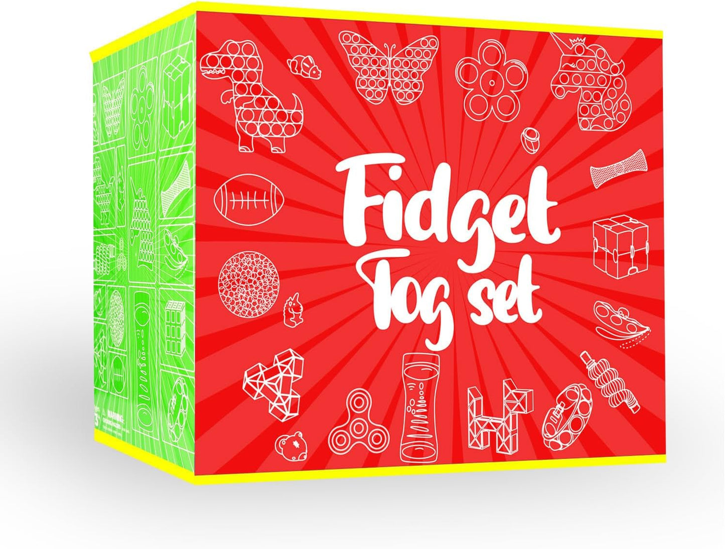 Skiennix Fidget Toys - 160 Pack Sensory Party Favors for Kids | Ideal for Autism & Classroom Prizes