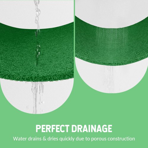 Hargiis Non-Slip Bathtub Mat, Anti Slip Shower Mat, Fast Drying Bathtub Mats, Foot Scrubber Mat, Anti Slip Mat for Tub, Floor, Bathroom, Kitchen, Home, Hotel (Dark Green 32"×17")