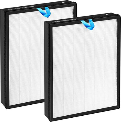 LEVOIT Vital 200S Replacement Filter - 3-in-1 True HEPA & Activated Carbon - 2 Pack, White