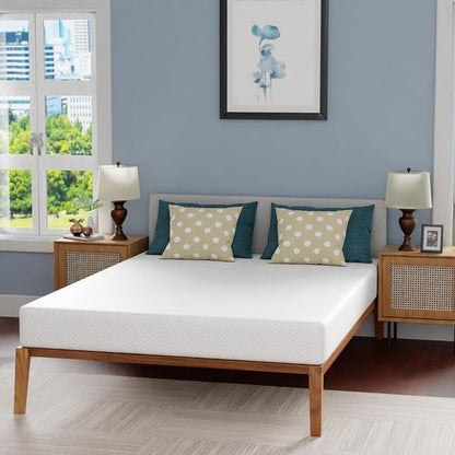 FDW 8-Inch Queen Mattress - Medium Firm Gel Memory Foam | CertiPUR-US Certified | Pressure Relief & Cooling