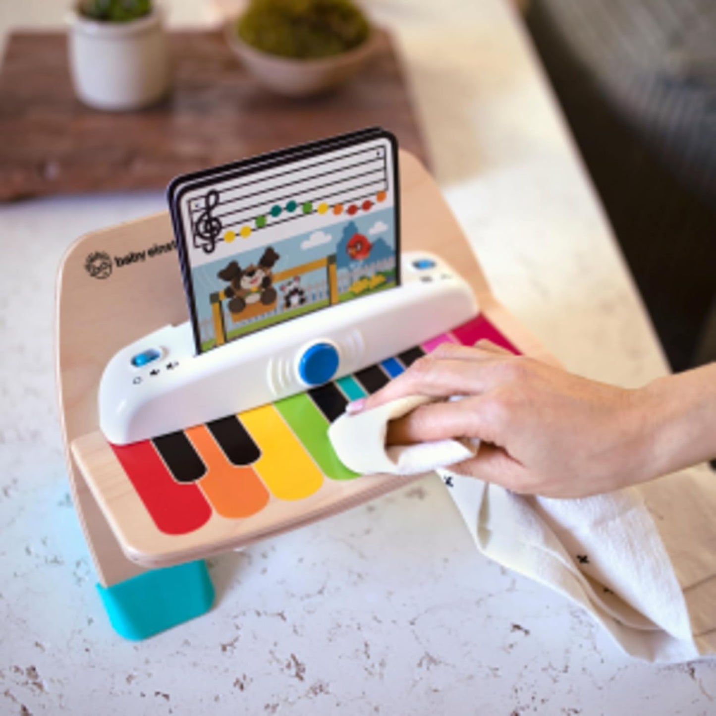 Baby Einstein Magic Touch Piano - Wooden Musical Toddler Toy for Ages 6 Months and Up