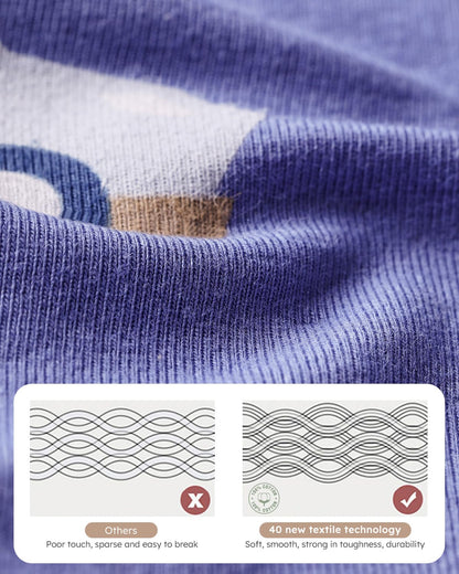 Yoofoss Baby Sleep Sack | 100% Organic Cotton Wearable Blanket for 6-12 Months | 2-Way Zipper, Soft & Lightweight, 3 Pack