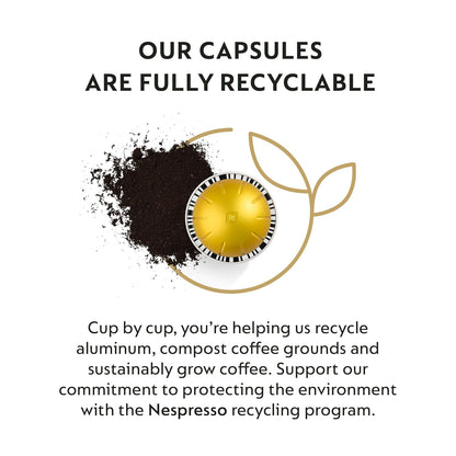 Nespresso Vertuo Solelio Coffee Capsules - Mild Roast 30-Count Pods for 7.8 oz Brews