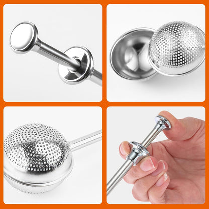 Powdered Sugar Shaker by [Brand Name] - Stainless Steel Duster for Easy One-Handed Use | Perfect for Flour & Spices