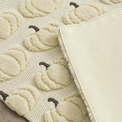 Beige Faux Fur Table Runner 13x72 Inch - Artoid Mode Variation Beige+13" x 72"