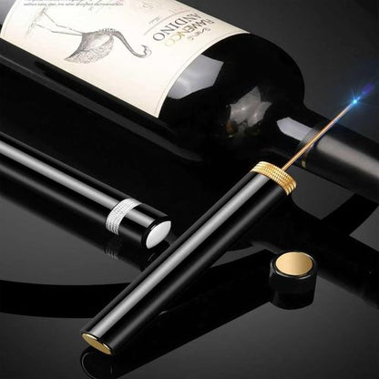 Aeropop Wine Opener, Aero Pop Wines Openers, Needle Type Wines Bottle Openers, Portable Air Pressure Wine Opener, for Home, Restaurant, Party (1, Silver)