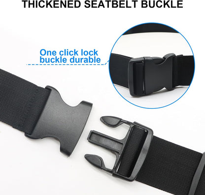 Wheelchair Safety Belt 60" Adjustable Length Wheelchair Safety Harness Anti-Fall Wheelchair Seat Belt Restraints Safety for Elderly, Adults, Child
