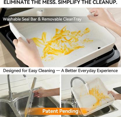 Wevac Chamber Vacuum Sealer - 12” Seal Bar | Commercial-Grade Design for Meats, Liquids & Sous Vide