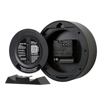Insta-Set Bluetooth Desk/Wall Clock - 6-Inch, Analog Time Sync with DST