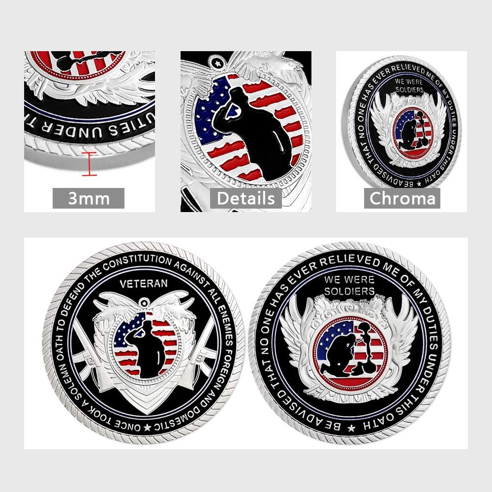United States Veteran Challenge Coin - Military Souvenir for Proud Veterans