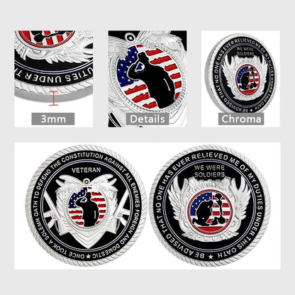 United States Veteran Challenge Coin - Military Souvenir for Proud Veterans