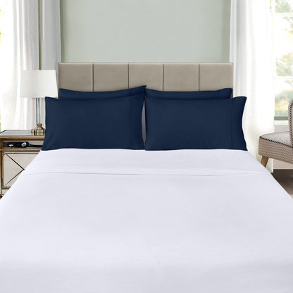 Utopia Bedding Standard Pillow Cases - 12 Pack - Envelope Closure - Soft Brushed Microfiber Fabric - Shrinkage and Fade Resistant Pillow Covers Standard Size 20 X 26 Inches (Standard, Navy)
