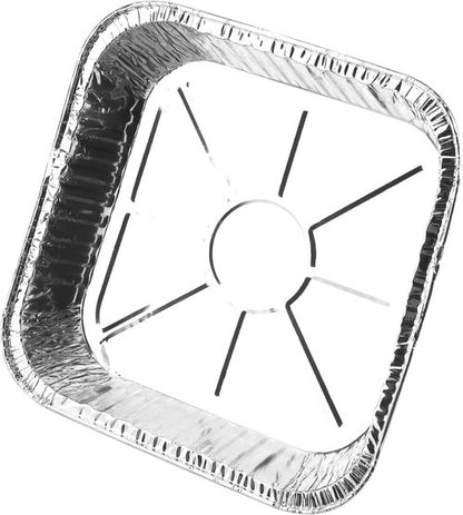 Aluminum Foil Pans - 40 Pack 7.8" Square Disposable Containers with Clear Lids for Cooking & Baking