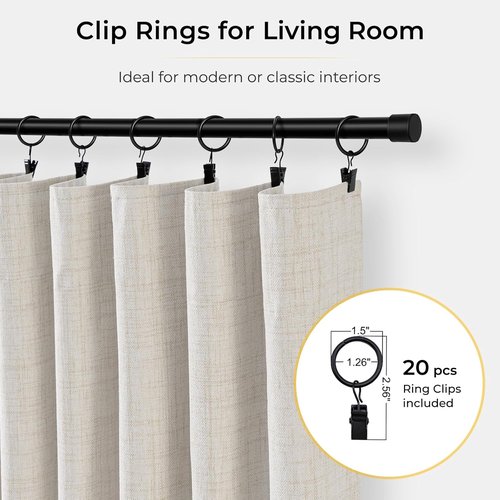 INOVADAY Total Blackout Curtains - 84 Inch Thermal Insulated Drapes for Bedroom & Living Room | Beige, 2 Panels