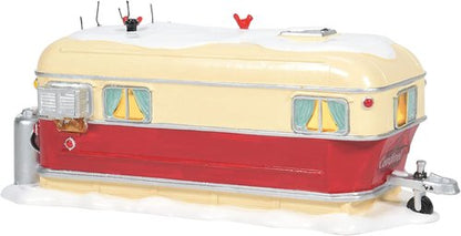 Department 56 Snow Village | Christmas Court Mobile Home Lit Building - 4.3 Inch, Multicolor