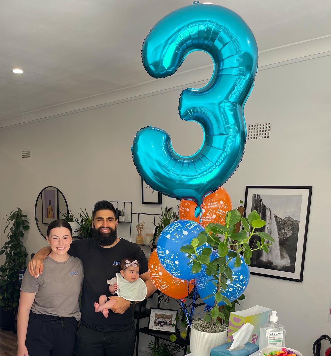Number 5 Balloon by [Brand Name] - 40 Inch Light Blue Giant Foil Balloon for 5th Birthday Party Decorations