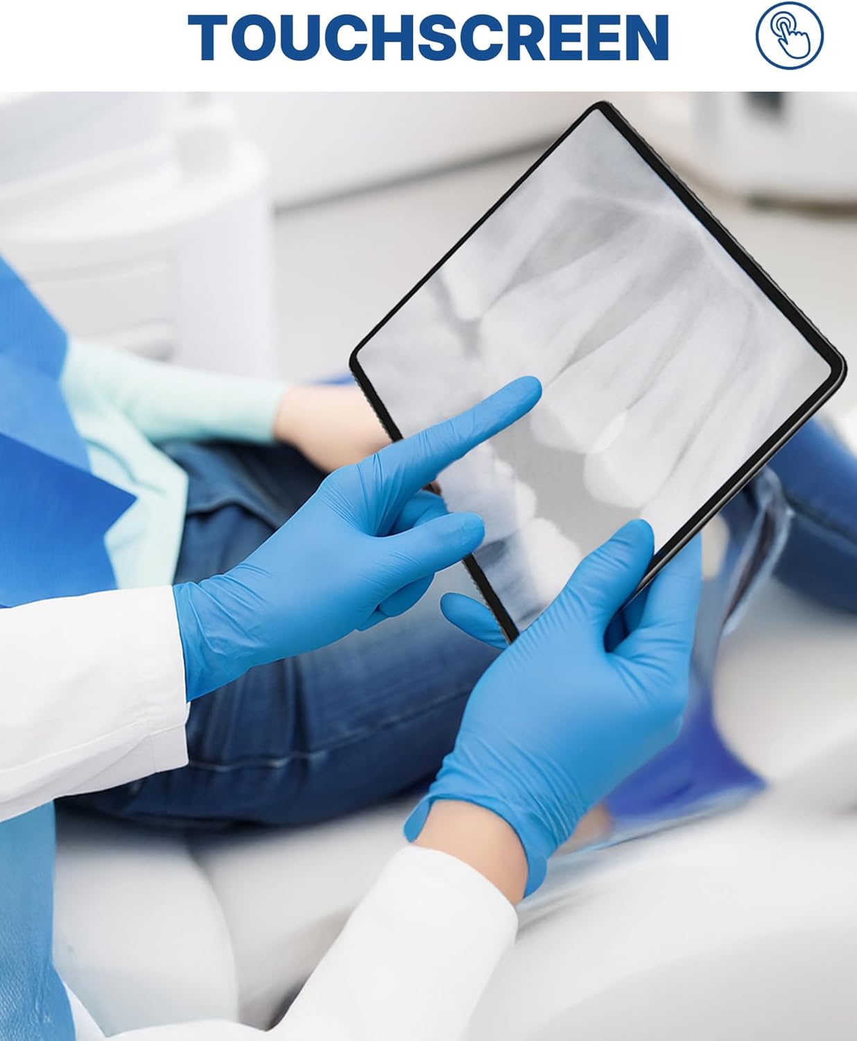 Schneider Vinyl Synthetic Exam Gloves - Latex-Free, 4 Mil Disposable Gloves for Medical & Food Prep