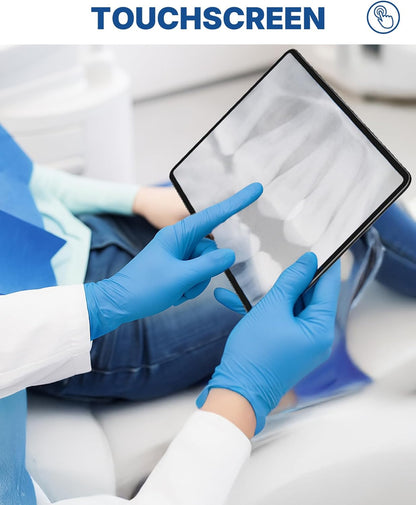 Schneider Vinyl Synthetic Exam Gloves - Latex-Free, 4 Mil Disposable Gloves for Medical & Food Prep