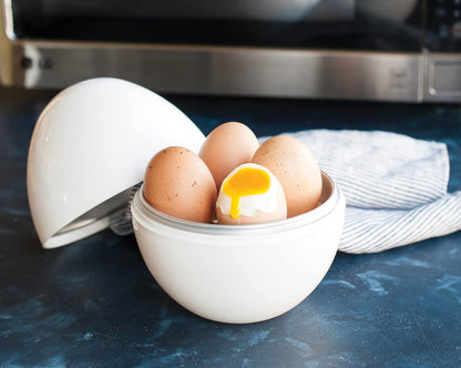 Nordic Ware Microwave Egg Boiler - Perfectly Cooked Eggs in Minutes | Compact Design for Easy Use