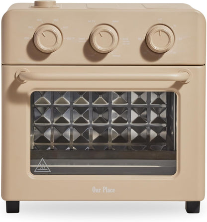 Our Place Wonder Oven - 6-in-1 Stainless Steel Air Fryer Toaster Oven Combo | 13 QT Compact Capacity - Toast, Roast, Bake, Reheat, Broil & Steam