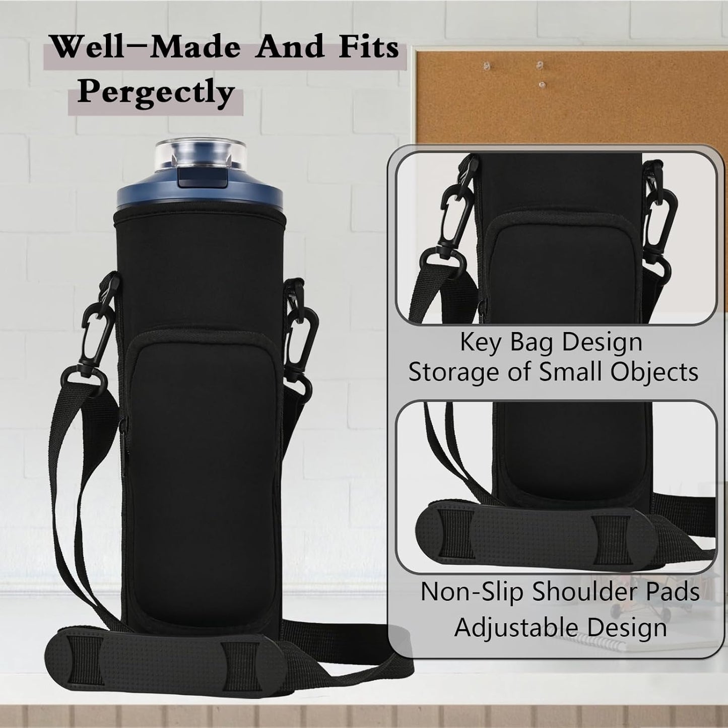 Ninja | Portable Blender Storage Bag Sleeve - Convenient Accessory Pocket & Shoulder Strap for Ninja Blast Max