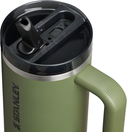 STANLEY Quencher ProTour 30 oz Tumbler - Leakproof Lid, Built-In Straw & Handle | Insulated, BPA-Free, Dried Pine VRT