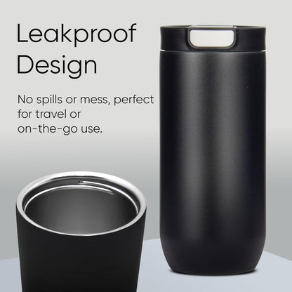 ONYX Insulated Stainless Steel Coffee Tumbler - 16.9 oz, Double-Wall, Leakproof & BPA Free