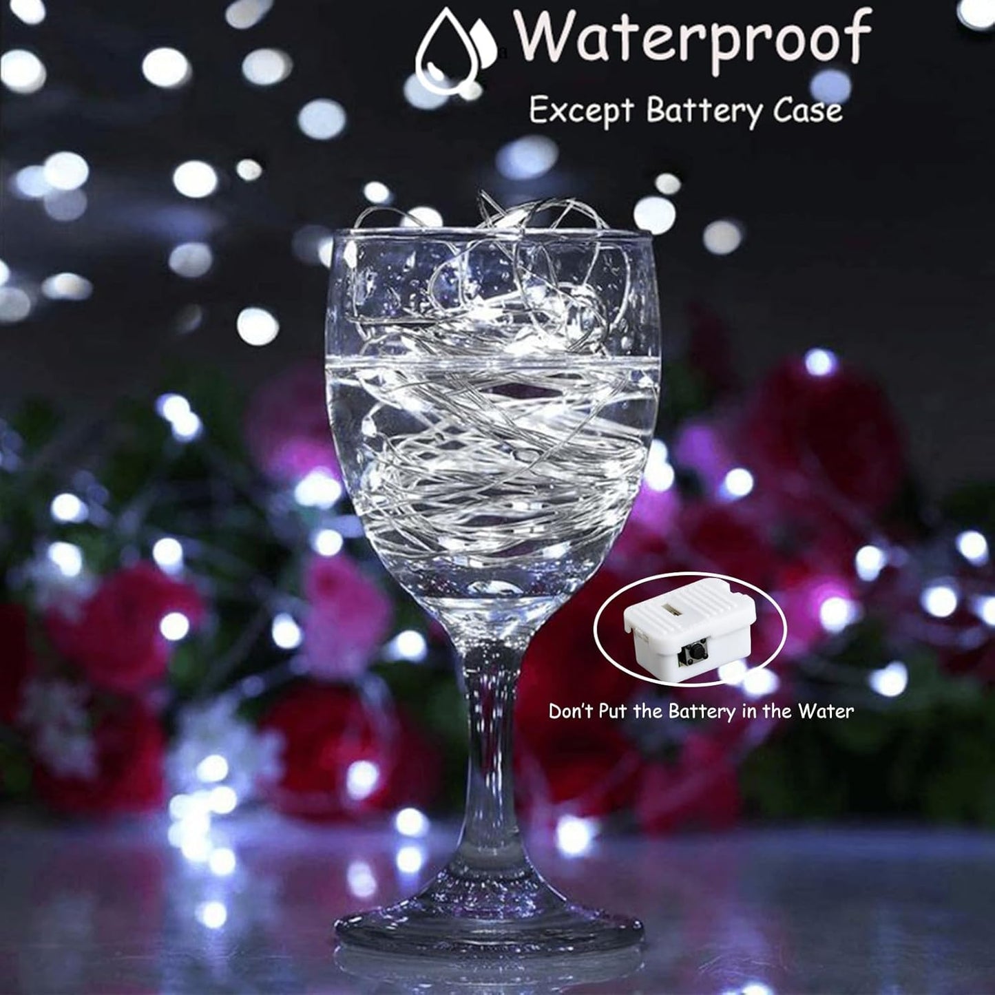 ZGWJ Fairy Lights - 12 Pack Battery Operated Twinkle String Lights | 20 LED, 7FT Waterproof for Indoor & Outdoor Decor